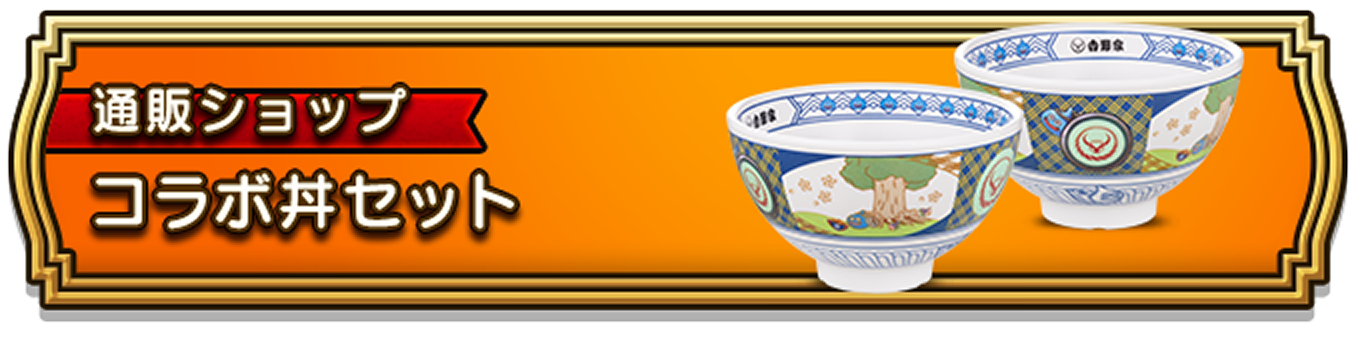 通販ショップ コラボ丼セット