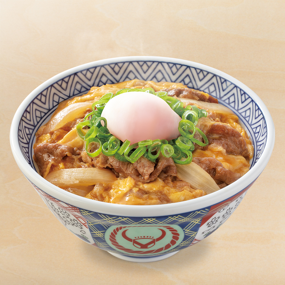 月見牛とじ丼(テイクアウト・半熟玉子)