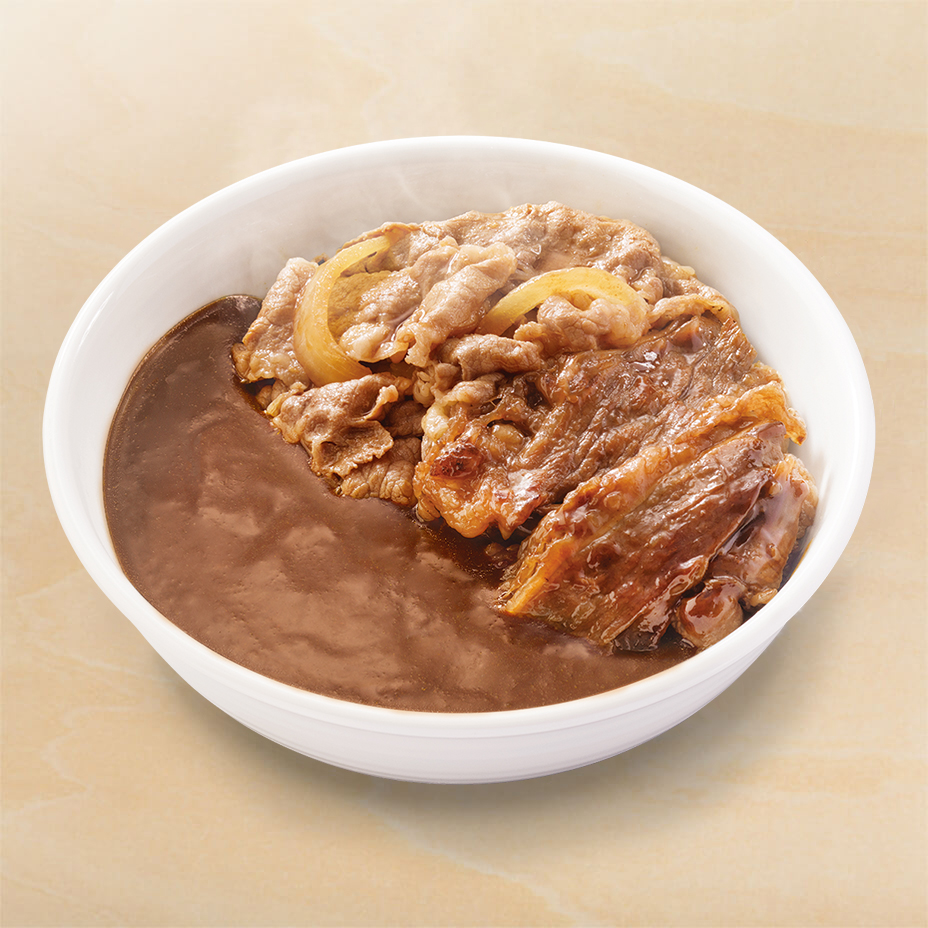 カリガリ牛×牛カルビカレー