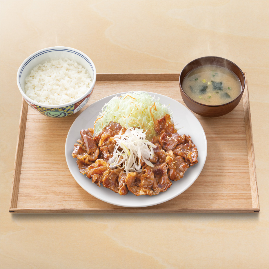 牛カルビ定食
