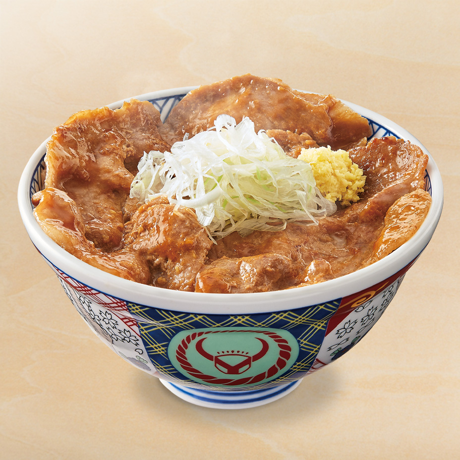 大判豚肩ロース焼き丼(旨ダレ生姜)