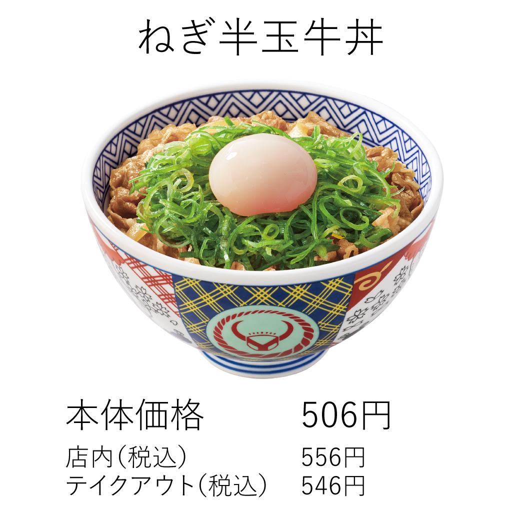 ねぎ半玉牛丼