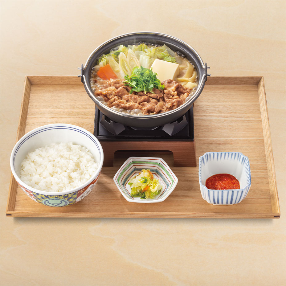 とんこつ醤油牛鍋膳