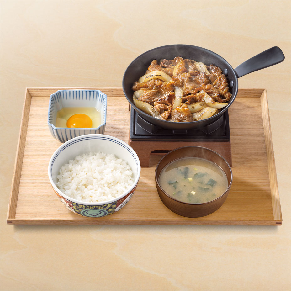 牛鉄板焼肉定食